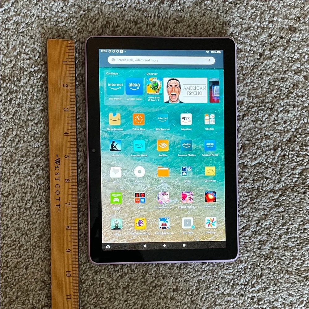 Amazon fire HD 10 Tablet in Lavender 11gen